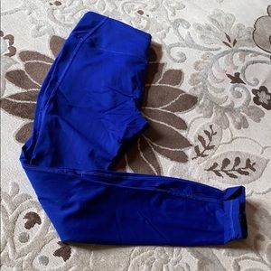 Royal blue workout leggings